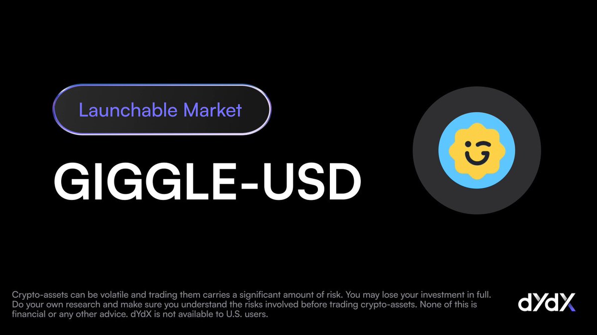 Launchable Market: $GIGGLE is now launchable.