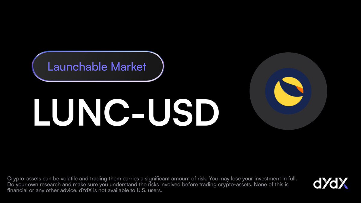 New $LUNC Market Now Launchable