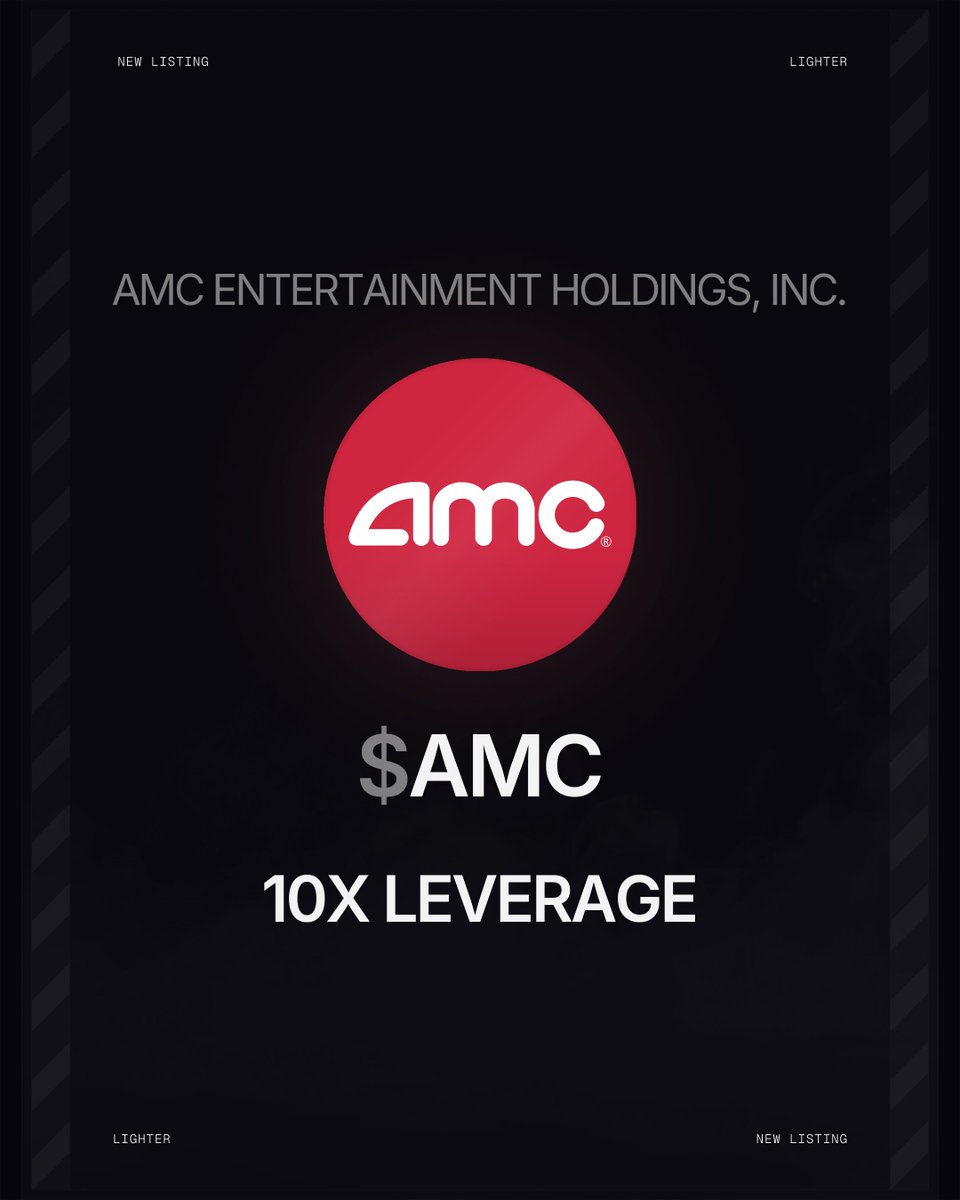 New $AMC RWA Perp on Lighter