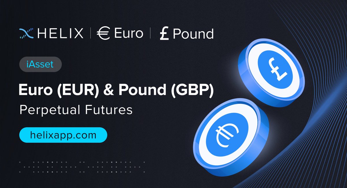Helix Lists $EUR and $GBP