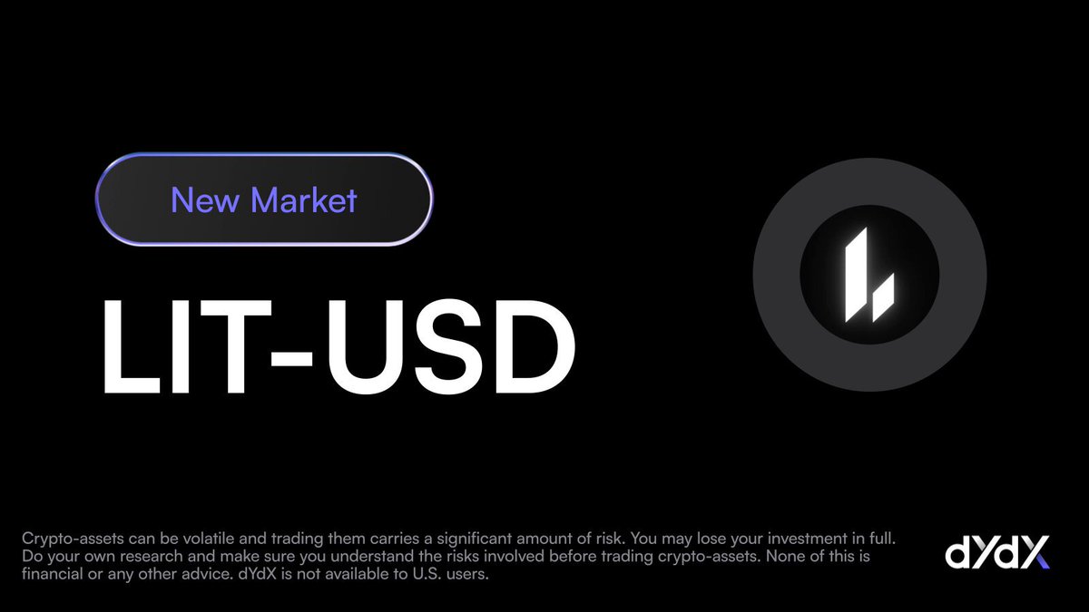 New Instant Market Listing: $LIT