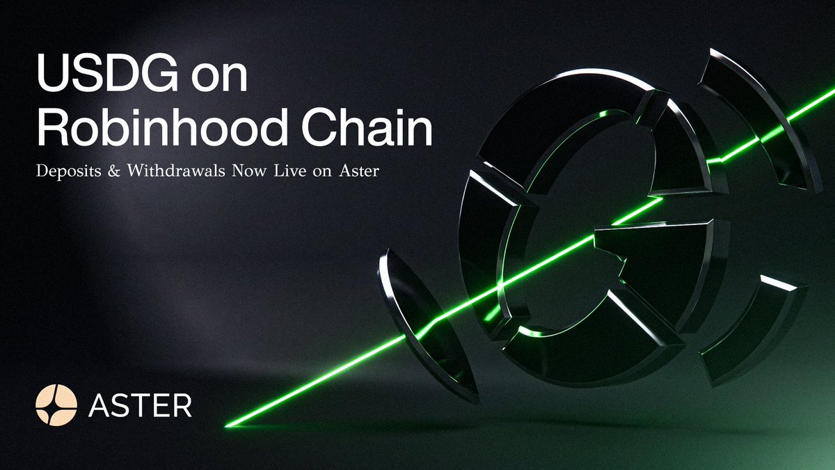 Aster $USDG Robinhood Chain Support