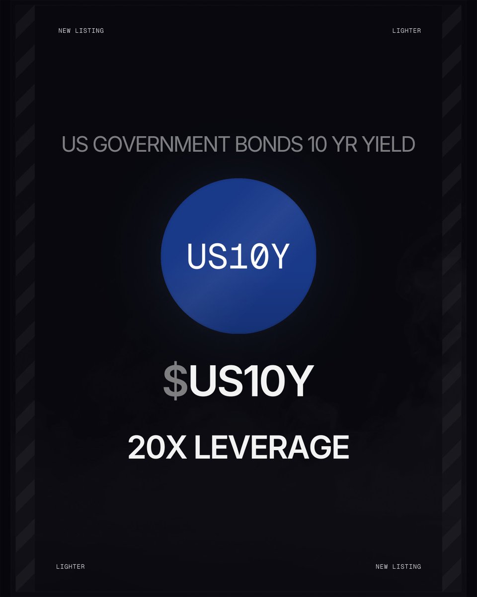 New $US10Y RWA Perp on Lighter