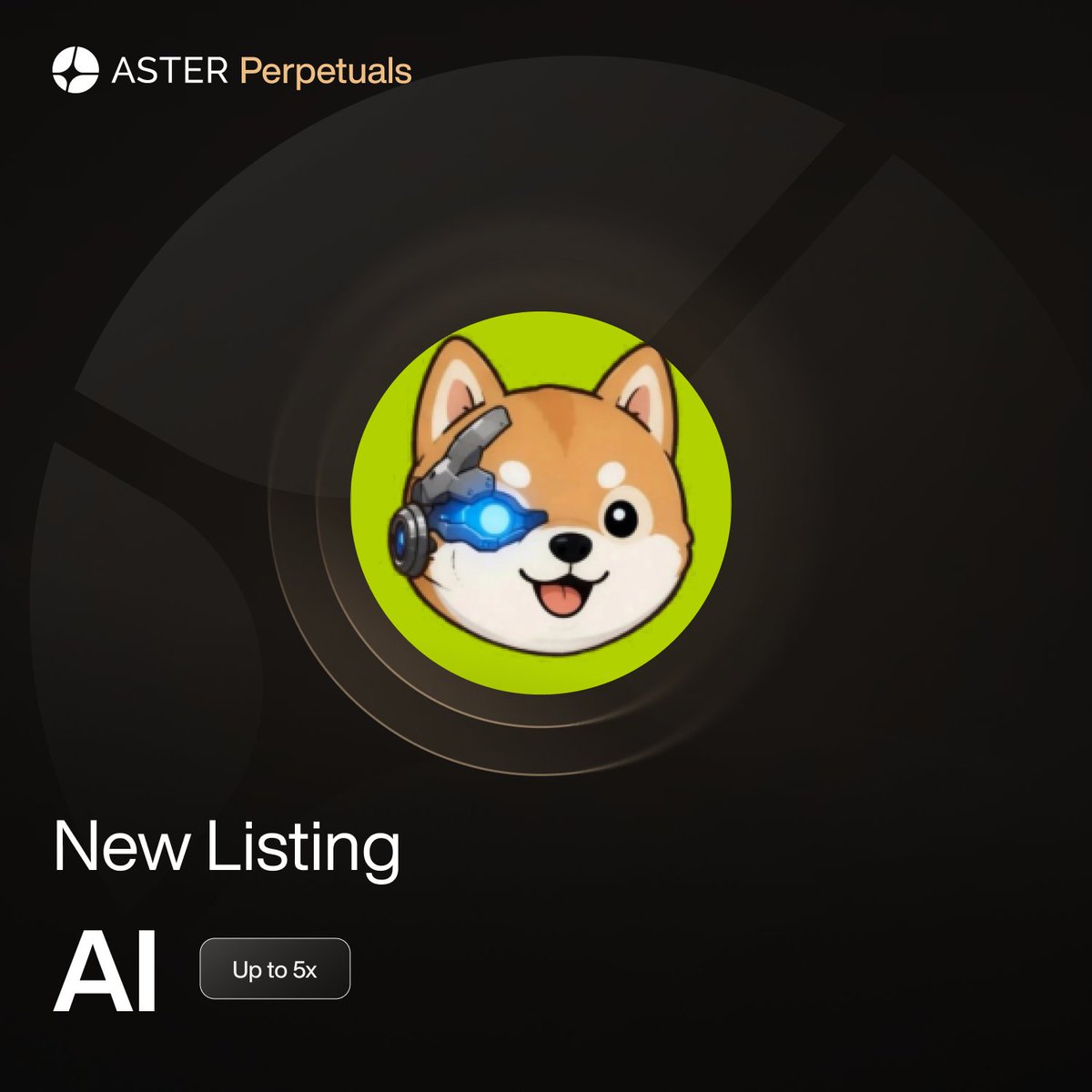 Aster Lists $AI Perp