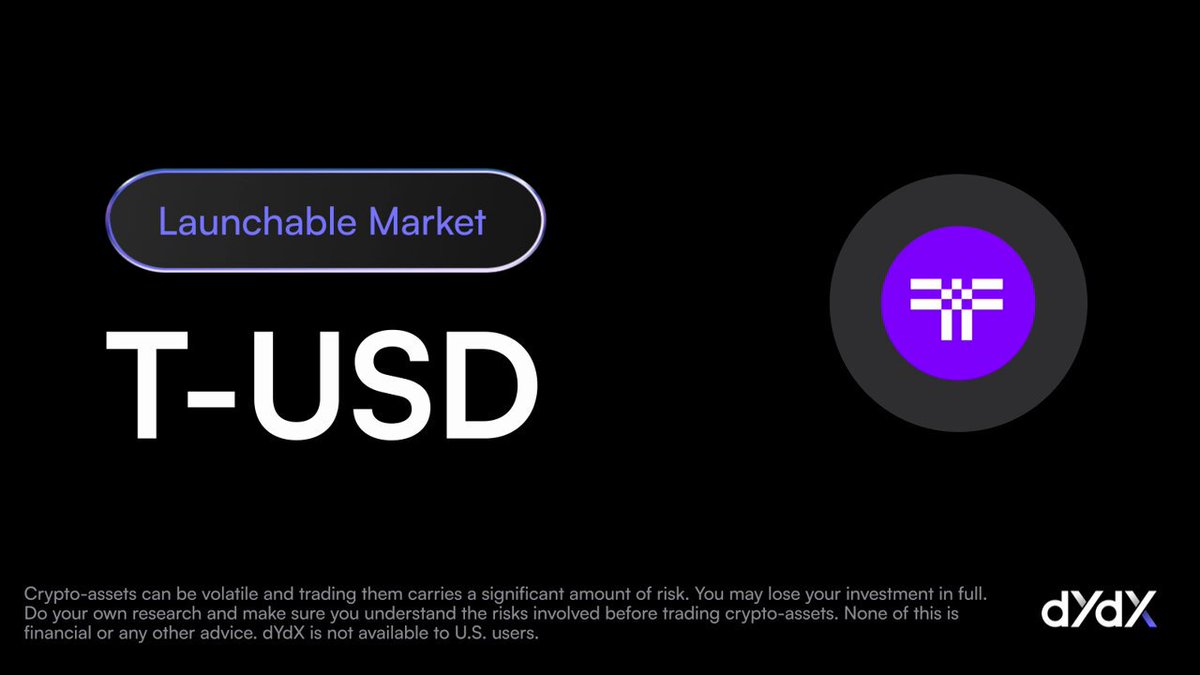 New Market Launch: $T on dYdX